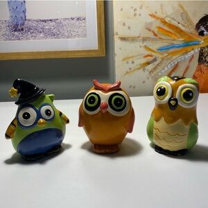 Halloween Ceramic Owls
